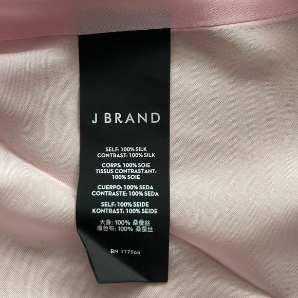 𝅺new J Brand Pink Silk Camisole Top US S - Picture 9 of 9